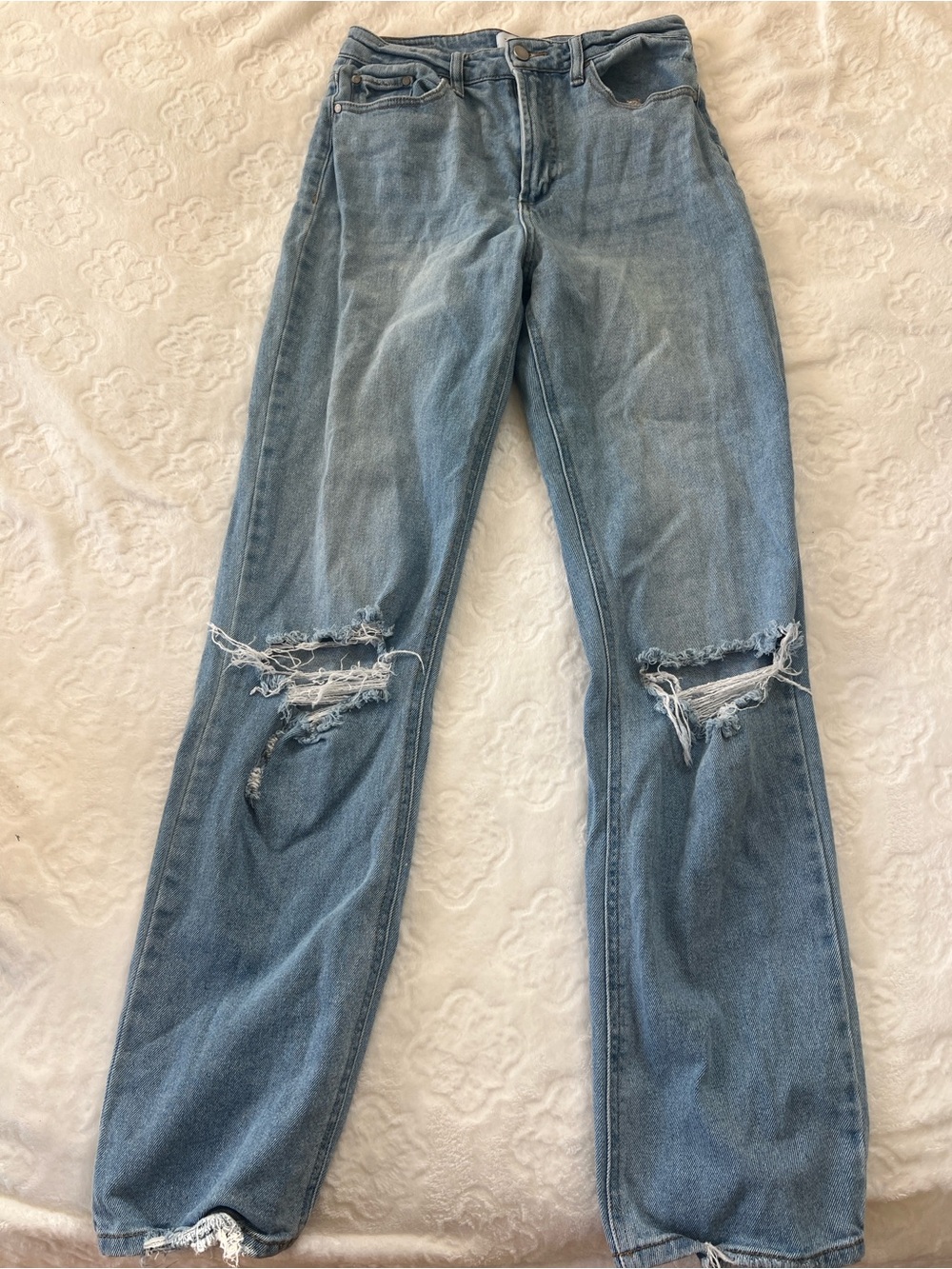 True Craft Distressed Women's Jeans - Size 7R